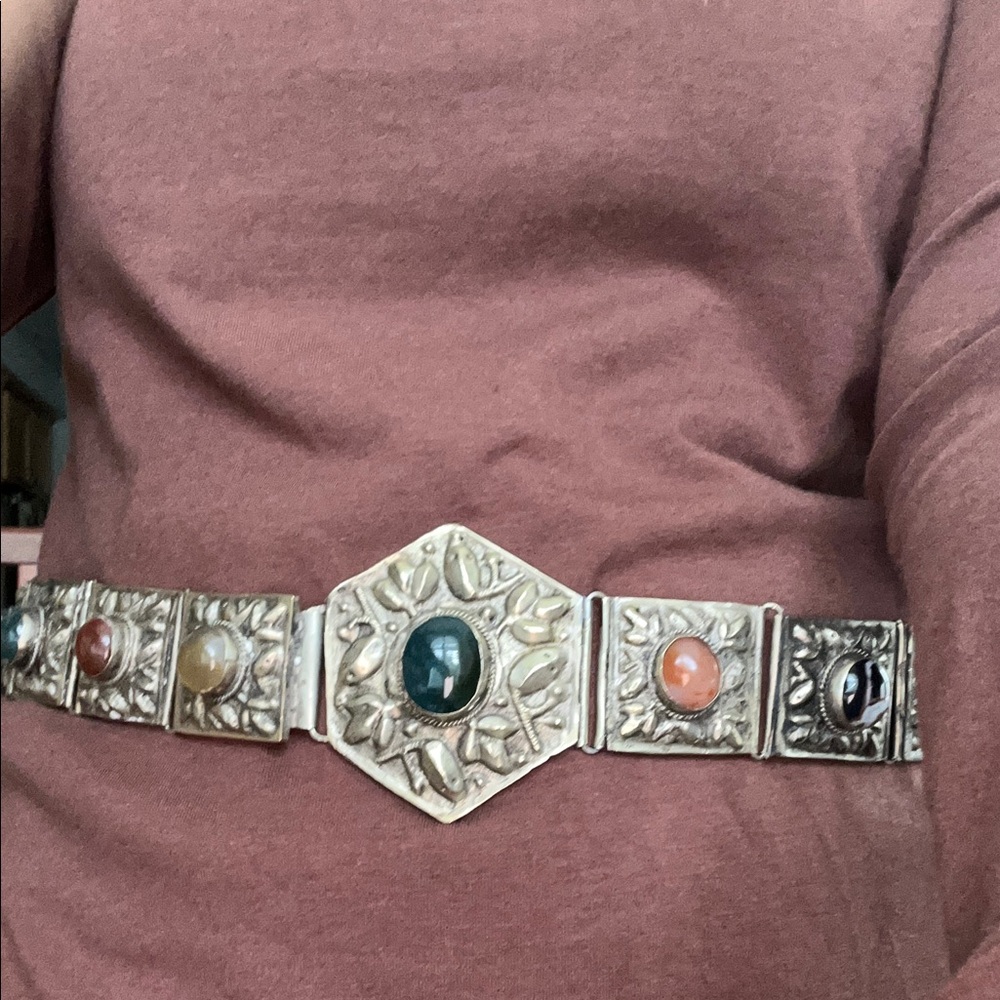 Vintage Afghan / Turkman metal Belt